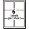 Avery Label, Rcycld, 3.3X4,600Ct 5PK AVE48464 - alternate 5